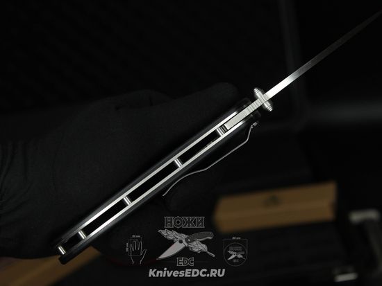 Складной нож Steelclaw Крыса черная c клинком из стали AUS-8, рукоять G10