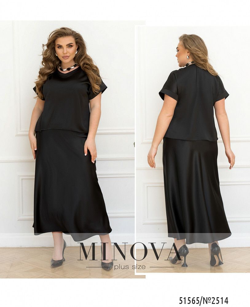 Костюм 2514-черный Minova