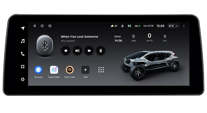 Магнитола для Toyota Wish 2009-2019 - Teyes LUX ONE монитор 12.3", Android 10, Быстрая, CarPlay, 4G SIM-слот