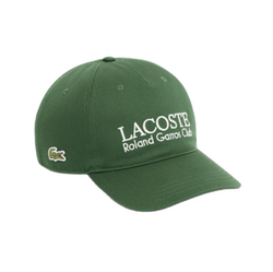 Теннисная кепка Lacoste Roland-Garros Club - green