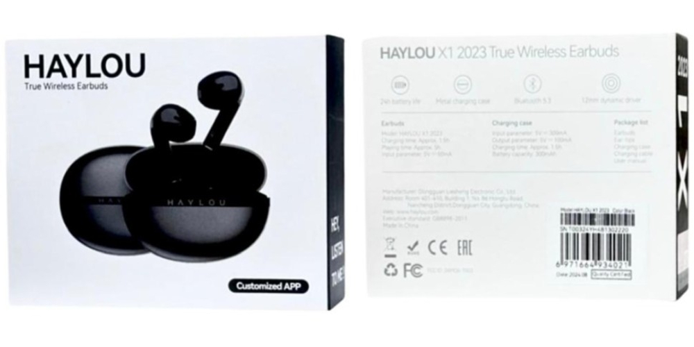 Беспроводные наушники Xiaomi Haylou X1 (2023) черные