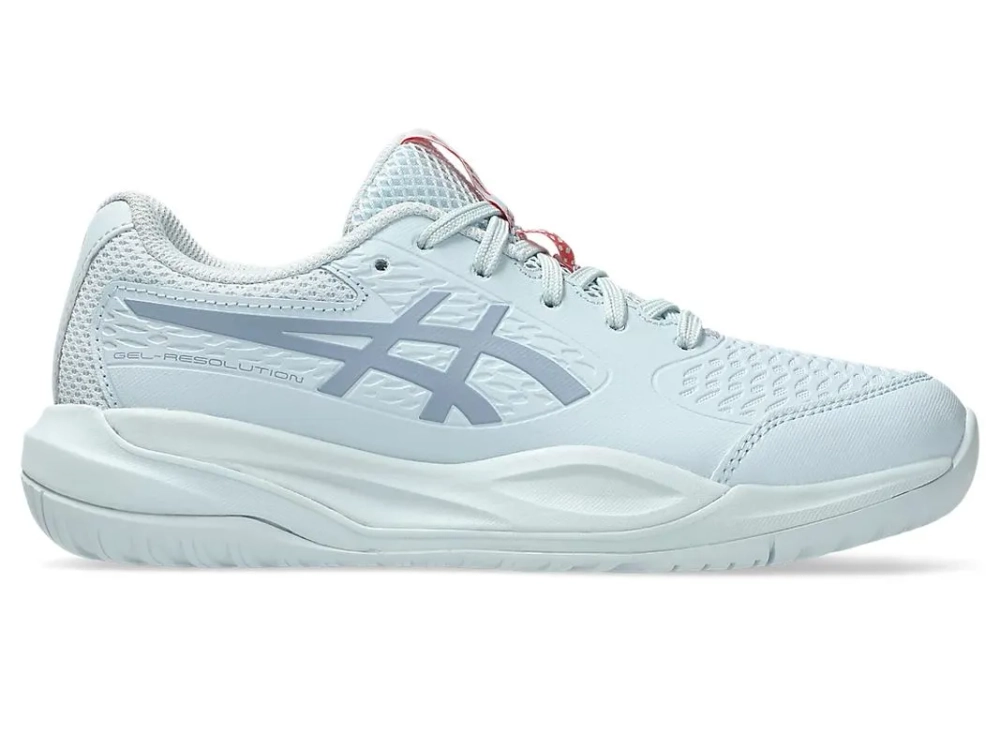 Детские теннисные кроссовки Asics Gel-Resolution X GS - sky/grey blue