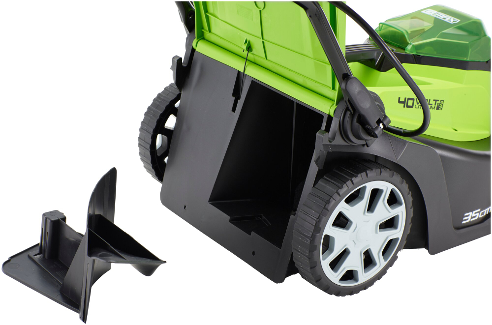 Газонокосилка аккум. GREENWORKS G40LM35 40В,35см,20–70 мм,до 400 м² от 4 Ач,без АКБ и ЗУ (2501907)