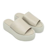 Кожаные flatform slide lth Calvin Klein - бежевый(HW0HW01943)