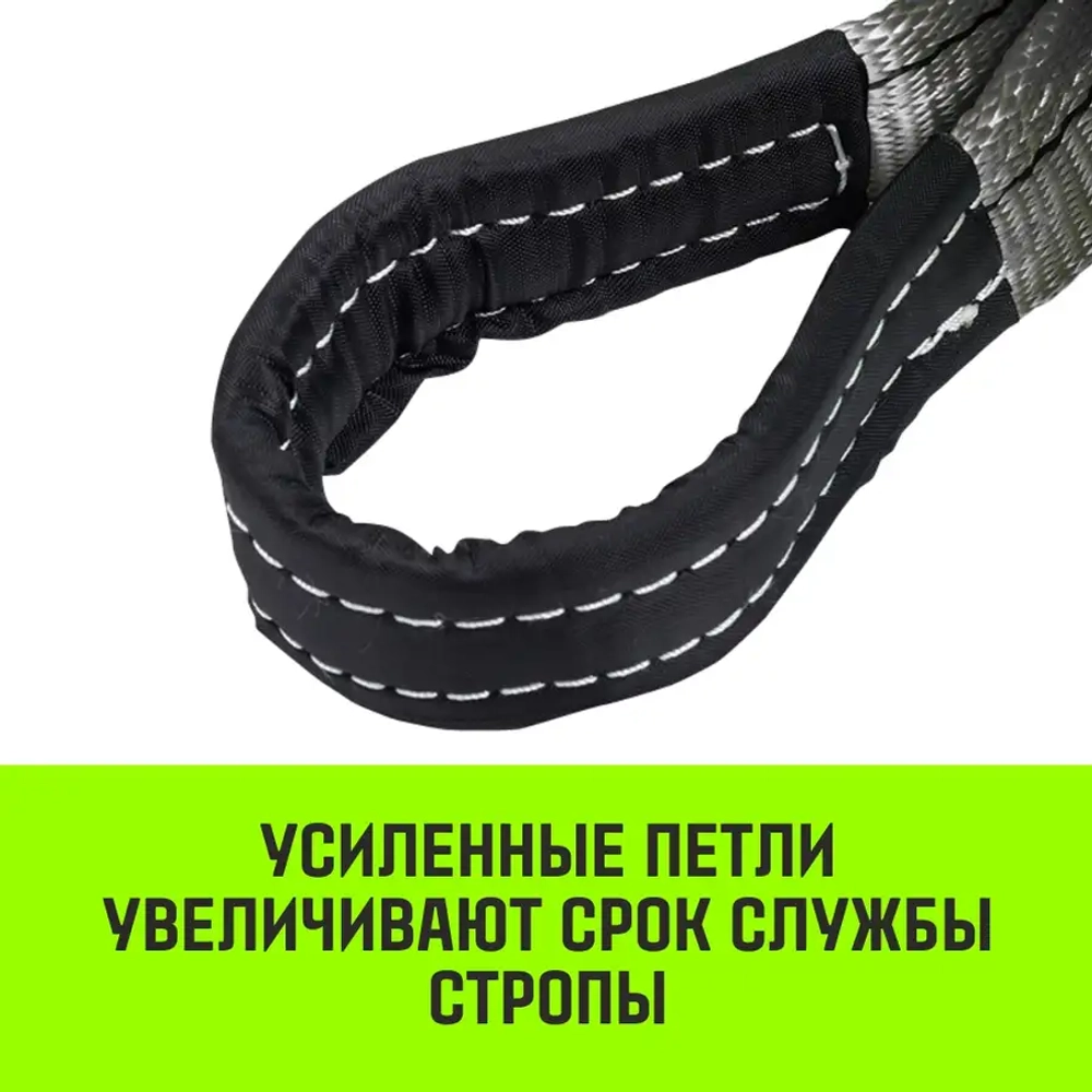 Текстильный петлевой строп Regular Wide СТП 4 т 2 м SF5 120 мм HITCH SZ078105