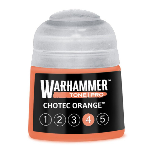 Warhammer Tone Pro Chotec Orange 4 — краска для миниатюр, 12 мл (20-174)