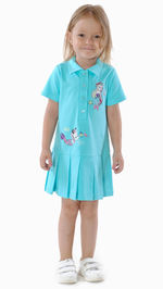 Платье летнее трикотажное для девочки 2-8 лет Fleur de Vie