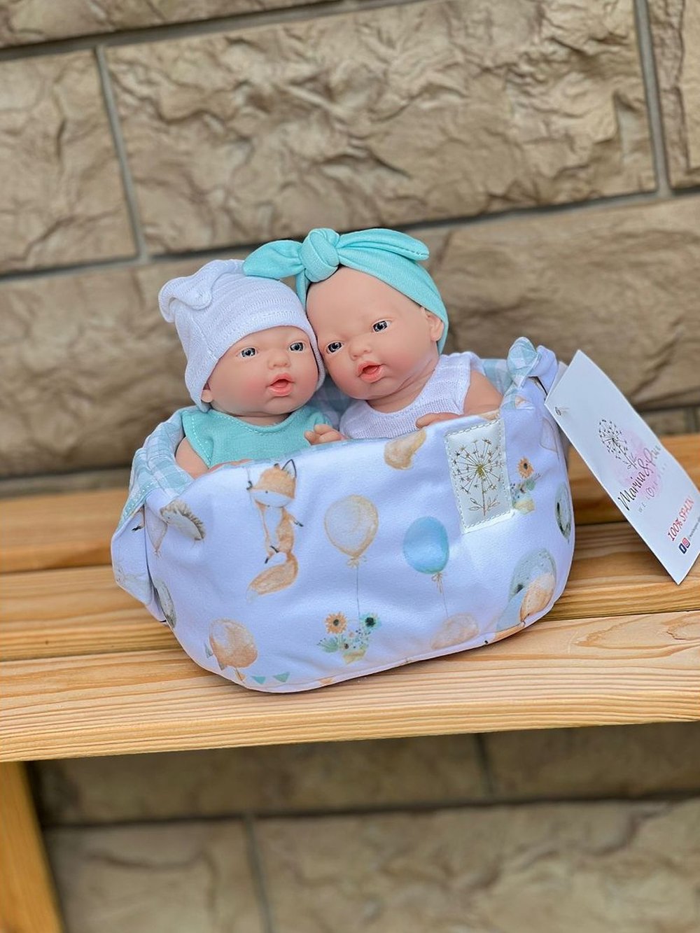 Комплект кукол 2шт для девочки 21 cм Голосинас (M215K)