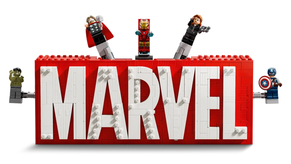 Конструктор LEGO Marvel 76313 Логотип с минифигурками