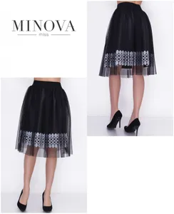 Юбка 1058-черный Minova