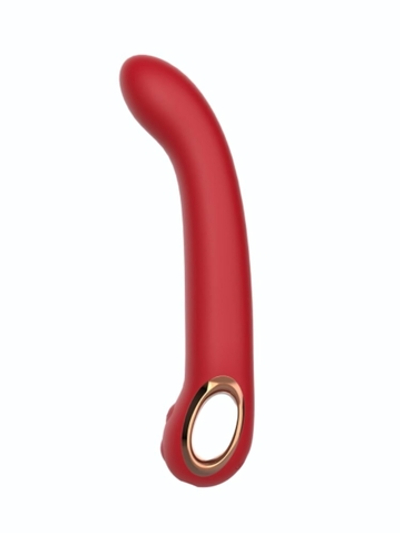 Силиконовый вибратор с магнитным зарядным устройством SW3042red
