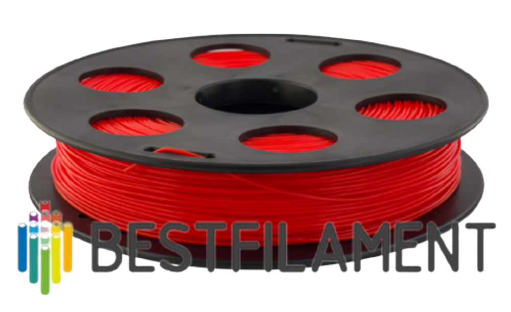 Красный Bflex пластик Bestfilament для 3D-принтеров 0.5 кг (1,75 мм)
