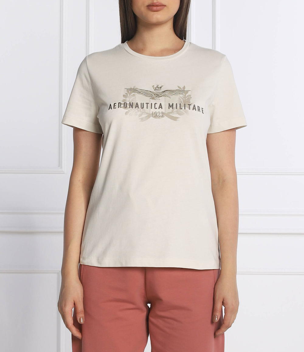 футболка Aeronautica Militare - кремовый (TS2038DJ496)