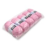 Пряжа YarnArt (ЯрнАрт) Jeans Plus / уп.5 мот. по 100 г, 160м, 36 розовый