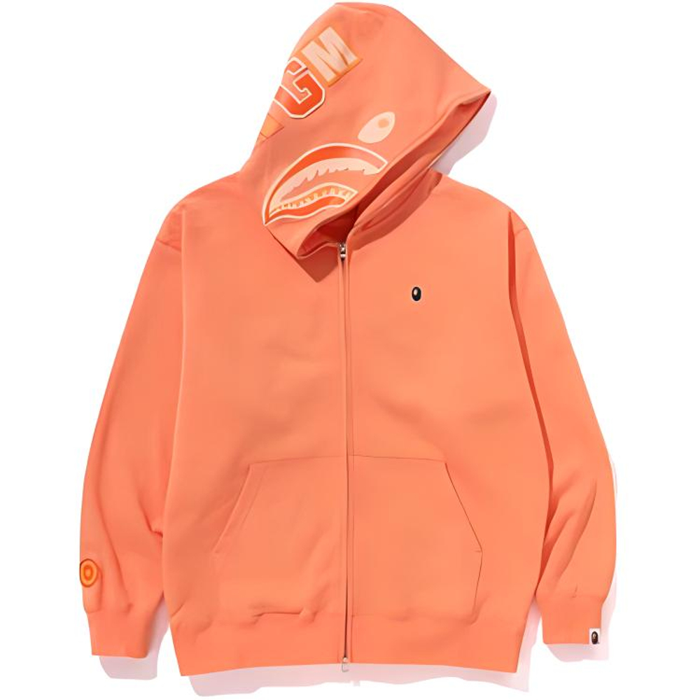 A Bathing Ape Bathing Ape Shark Hooded Zip Up Свитшот оранжевый