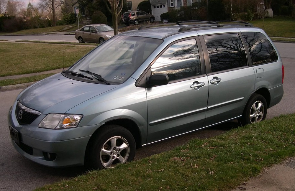 Порог Mazda MPV 2 LW 1999-2006 (1мм)