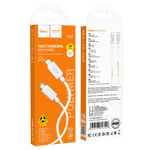Usb Кабель-зарядка Type-C на Lightning Hoco X107 1м 27W белый