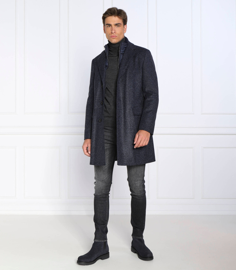 Хлопковый гольф musso-p BOSS BLACK - графитовый(50468262)