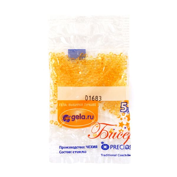 Бисер Preciosa 10/0, 50 г (10 шт по 5 г), цв.01683