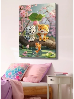 Картина "Игривая пара", галерейная 50х70см 1шт.