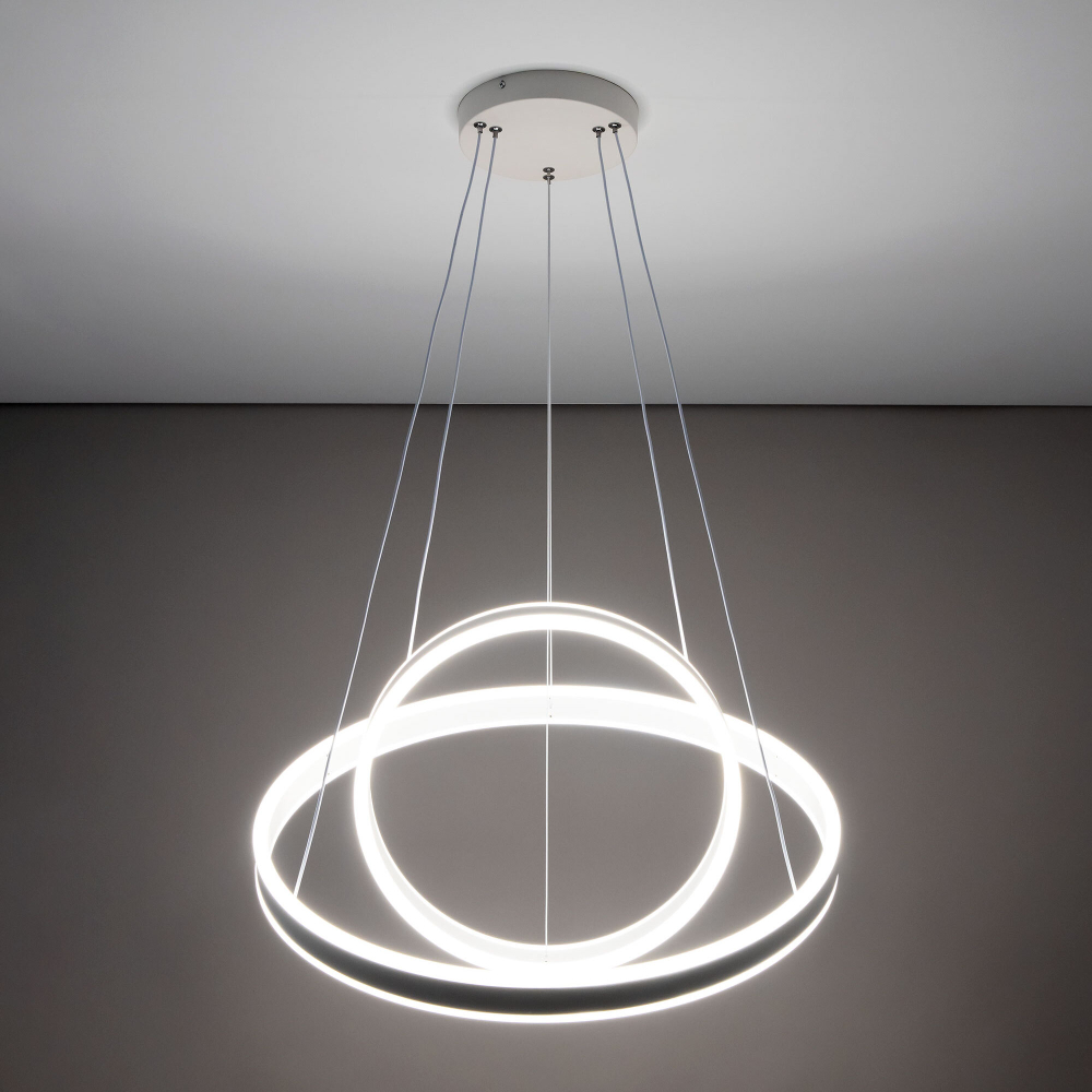 Citilux Дуэт CL719640 LED Люстра подвесная с пультом Белая