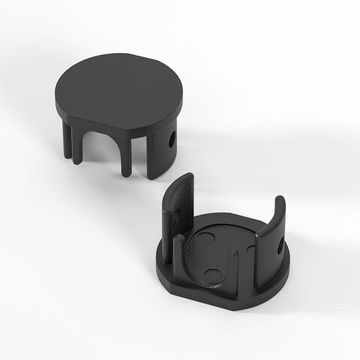 Заглушки для шинопровода 2шт 85202/00 чёрный Round Mini Magnetic Elektrostandard