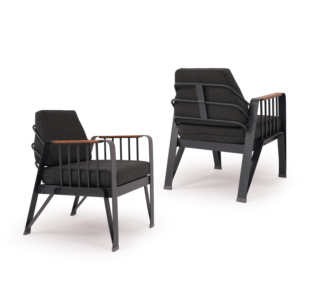 Столовая группа Ocean Dinning Set. Алюминий, ироко. Поставка 45 дней.