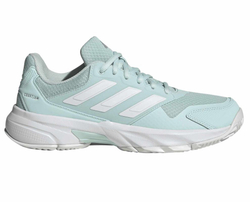Женские теннисные кроссовки Adidas CourtJam Control 3 W - halo mint/cloud white/silver metallic