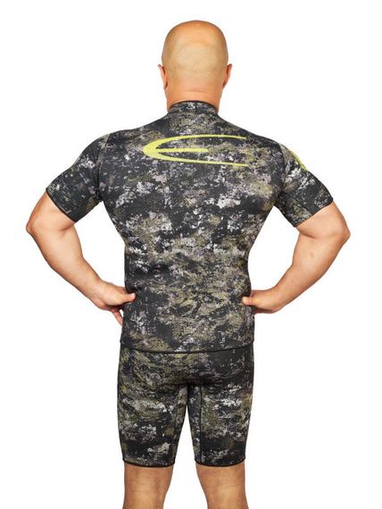 Майка Epsealon Skull Tactical Camo с короткими рукавами  2.5 мм