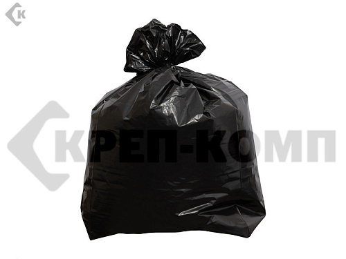 Мешки для мусора 180 литров, особо прочные, ПВД 45 мкм (10шт.)