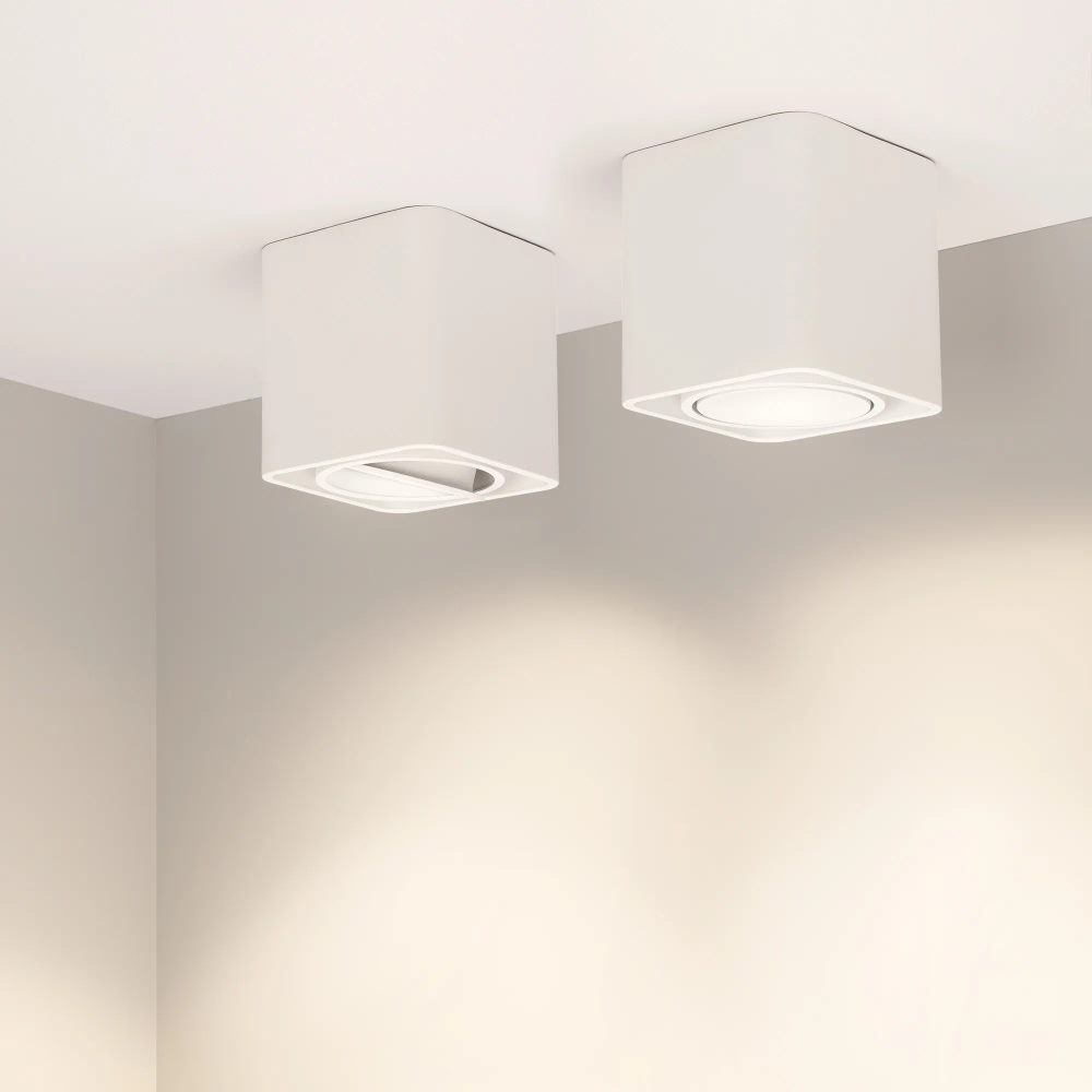 Светильник SP-CUBUS-S100x100-8W Warm3000 (WH, 45 deg, 230V) (Arlight, IP20 Металл, 3 года) 036051
