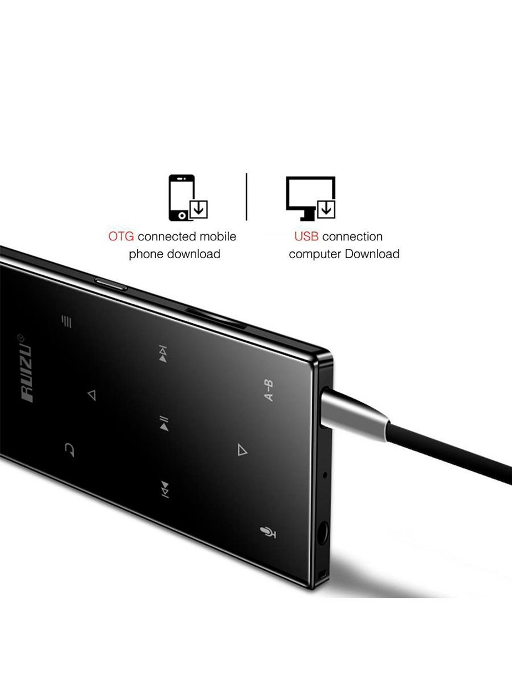 HiFi плеер RUIZU D29 Bluetooth (черный)