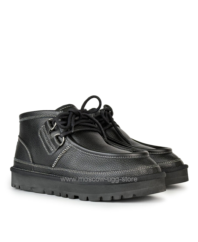 MEN'S HAUDEN MOC CHUKKA - Leather Black
