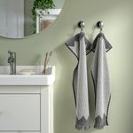 Полотенце IKEA FJALLSTARR (ФЬЯЛЛСТАРР), Серый, 40х70 см
