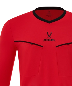 Лонгслив судейский JOGEL DIVISION PerFormDRY Referee LS Tee 2.0, красный