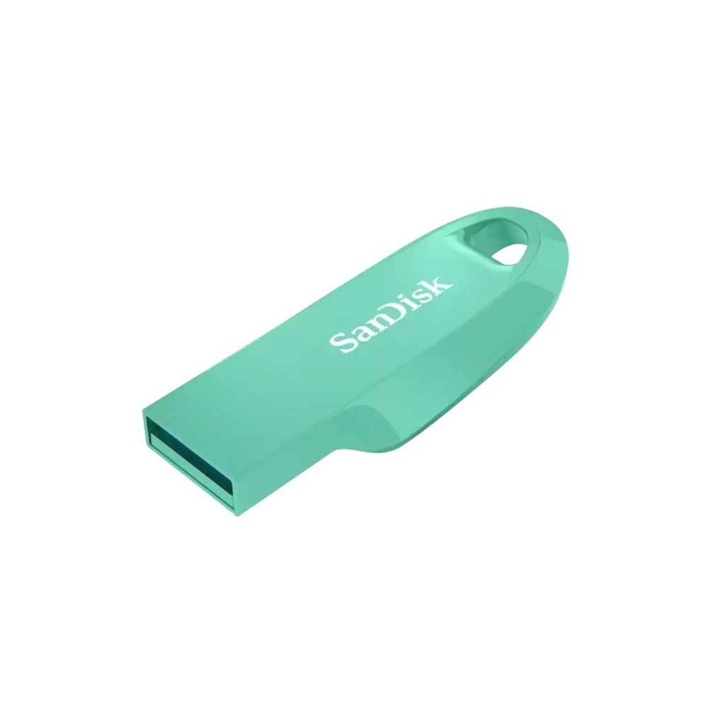 Флеш-накопитель SanDisk Ultra Curve 64GB, USB 3.2 Gen1, R 100 МБ/с зеленый
