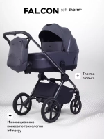 Коляска детская RANT "FALCON Soft Therm" (2в1) RA111 Graphite