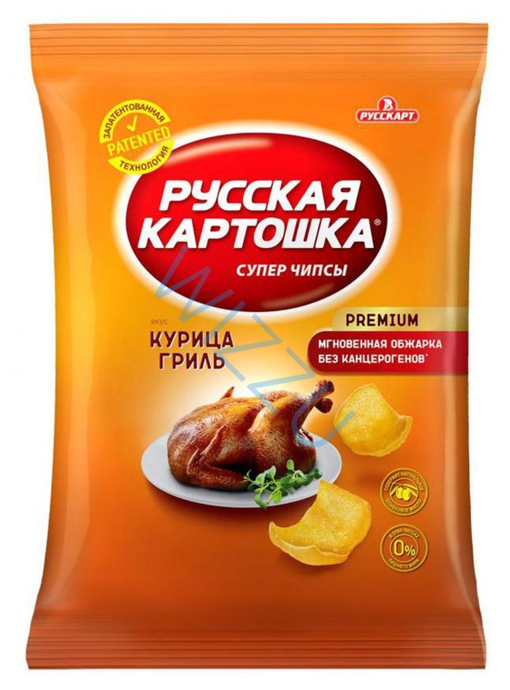 Чипсы Русская Картошка со вкусом Курица Гриль 200г