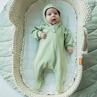 Комбинезон с капюшоном "Шалфей" утепленный 0+