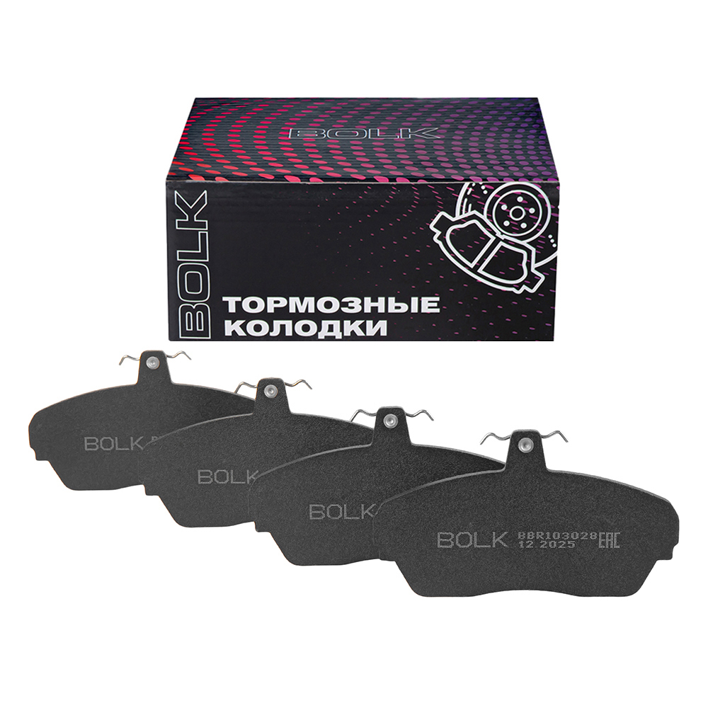 Колодки тормозные передние для ГАЗ 2752 2217 3302 3110-31105 BOLK BBR103028
