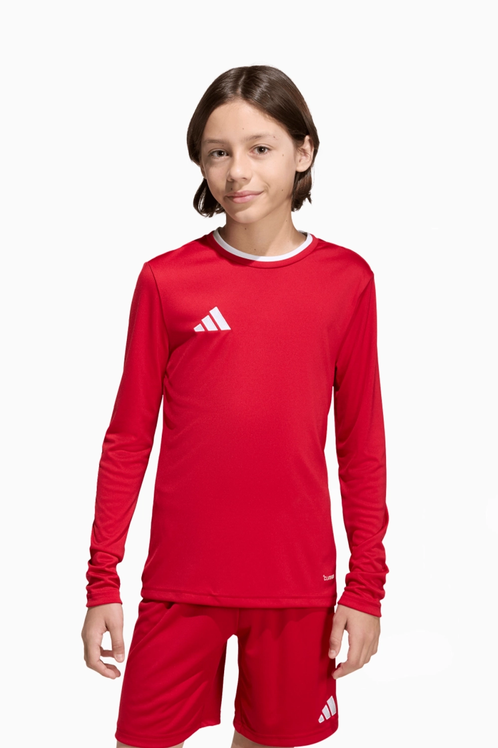 Футболка с длинными рукавами adidas Entrada 26 Детская - красный