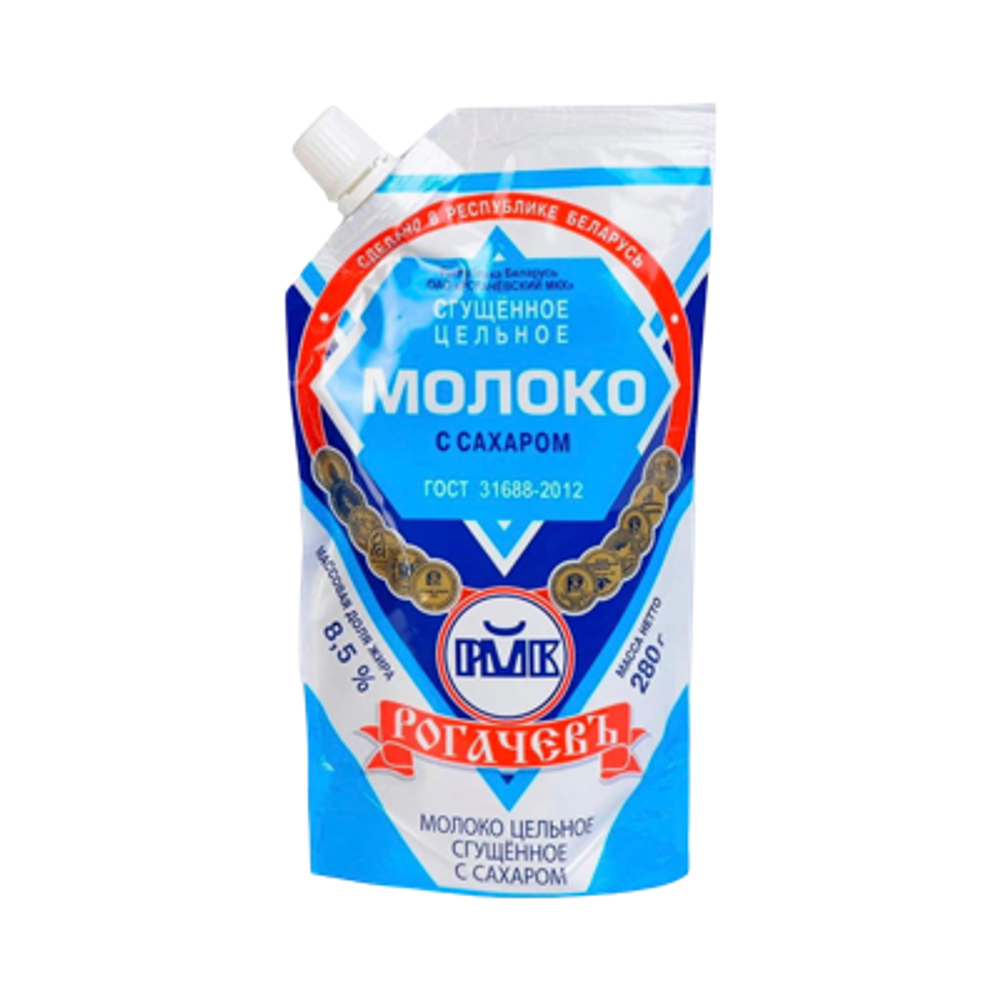 Сгущенное молоко цельное Молочная страна дой/пак 270г