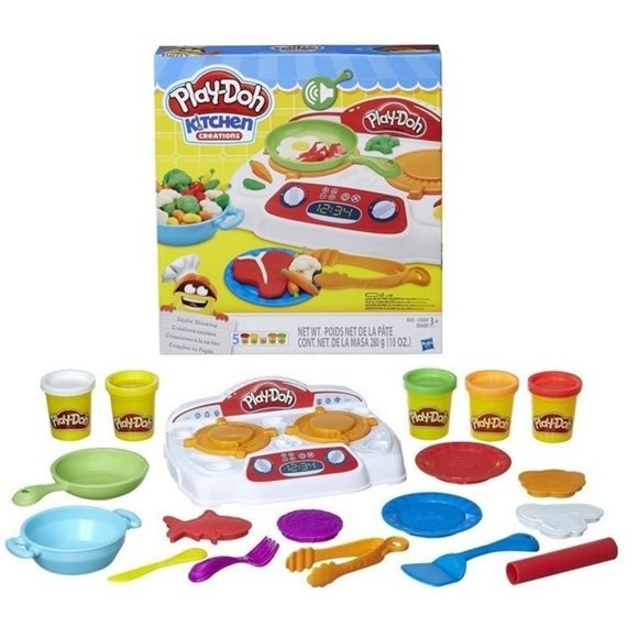 Play Doh Kitchen Creations Sizzlin Stovetop