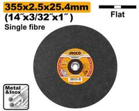 Круг отрезной 41 355х2.5х25.4 A 30 RBF Metal INGCO MCD253551