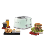 Тостер на 4 ломтика Smeg TSF03PGEU