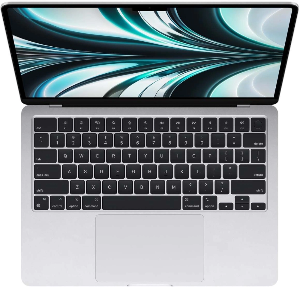 Ноутбук Apple MacBook Air A2681 M2 8 core 16Gb SSD256Gb/8 core GPU 13.6" Retina (2560x1664) macOS silver WiFi BT Cam (MC7V4HN/A)