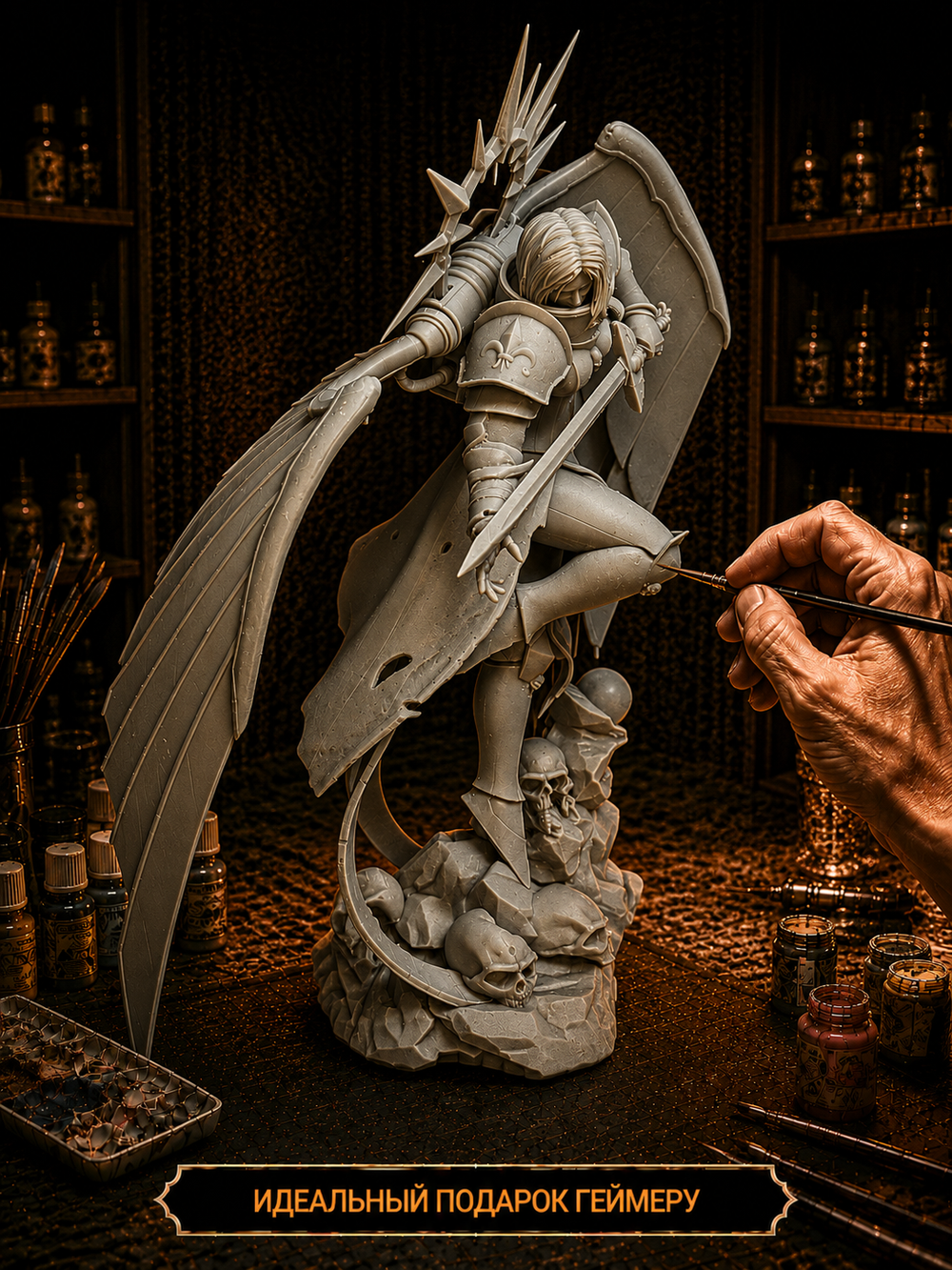 Фигурка, Святая Селестина (Saint Celestine), Warhammer 40 000, высота 19 см