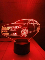 3Д-светильник "Автомобиль - Тайота Камри (Toyota Camry)"