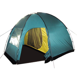 Tramp кемпинговая палатка Bell 3 V2, зеленый