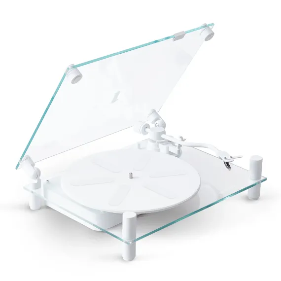 Transparent Transparent Turntable White